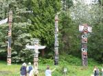 Totem poles in Stanley Park